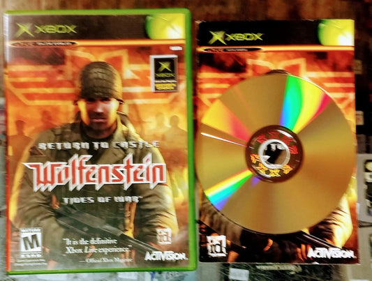RETURN TO CASTLE WOLFENSTEIN RTCW (XBOX) - jeux video game-x
