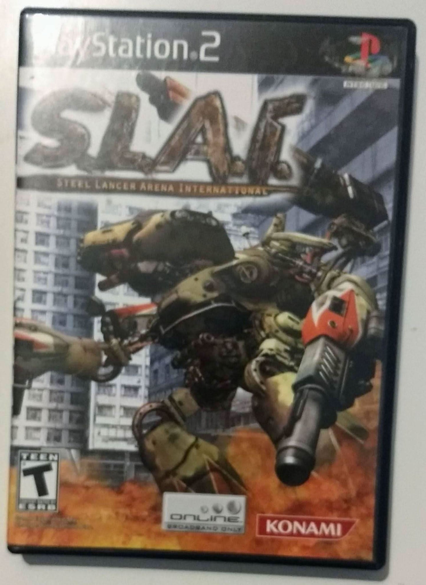 SLAI STEEL LANCER ARENA INTERNATIONAL (PLAYSTATION 2 PS2) - jeux video game-x
