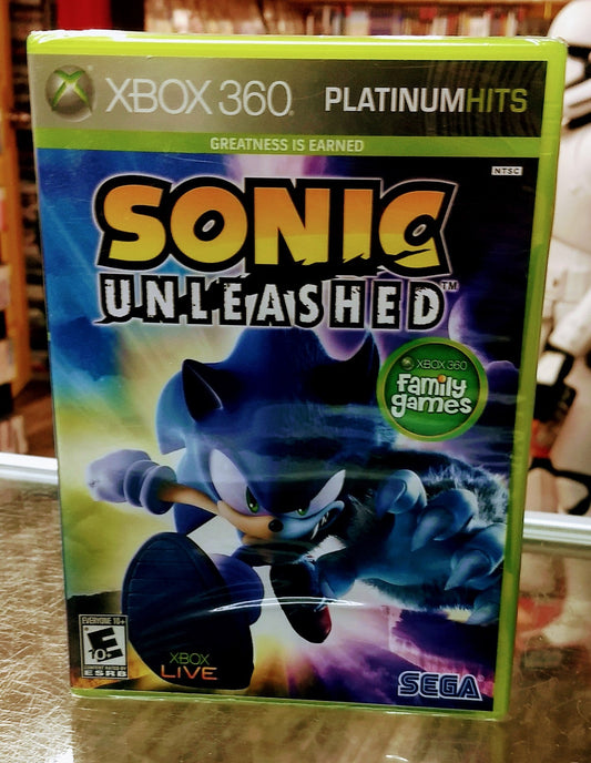 SONIC UNLEASHED PLATINUM HITS XBOX 360 X360 - jeux video game-x