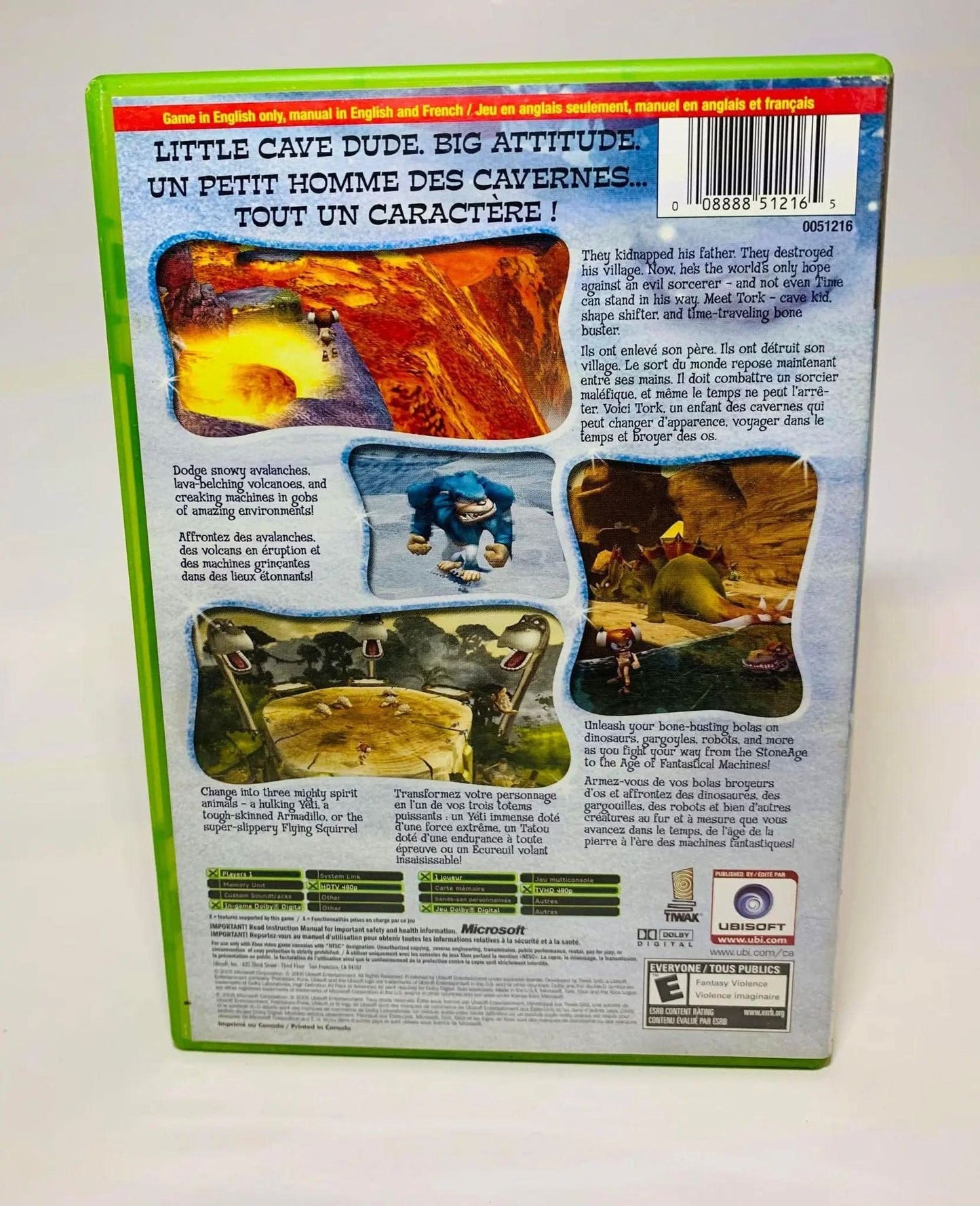 TORK PREHISTORIC PUNK (XBOX) - jeux video game-x