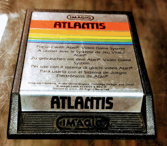 ATLANTIS ATARI 2600 - jeux video game-x