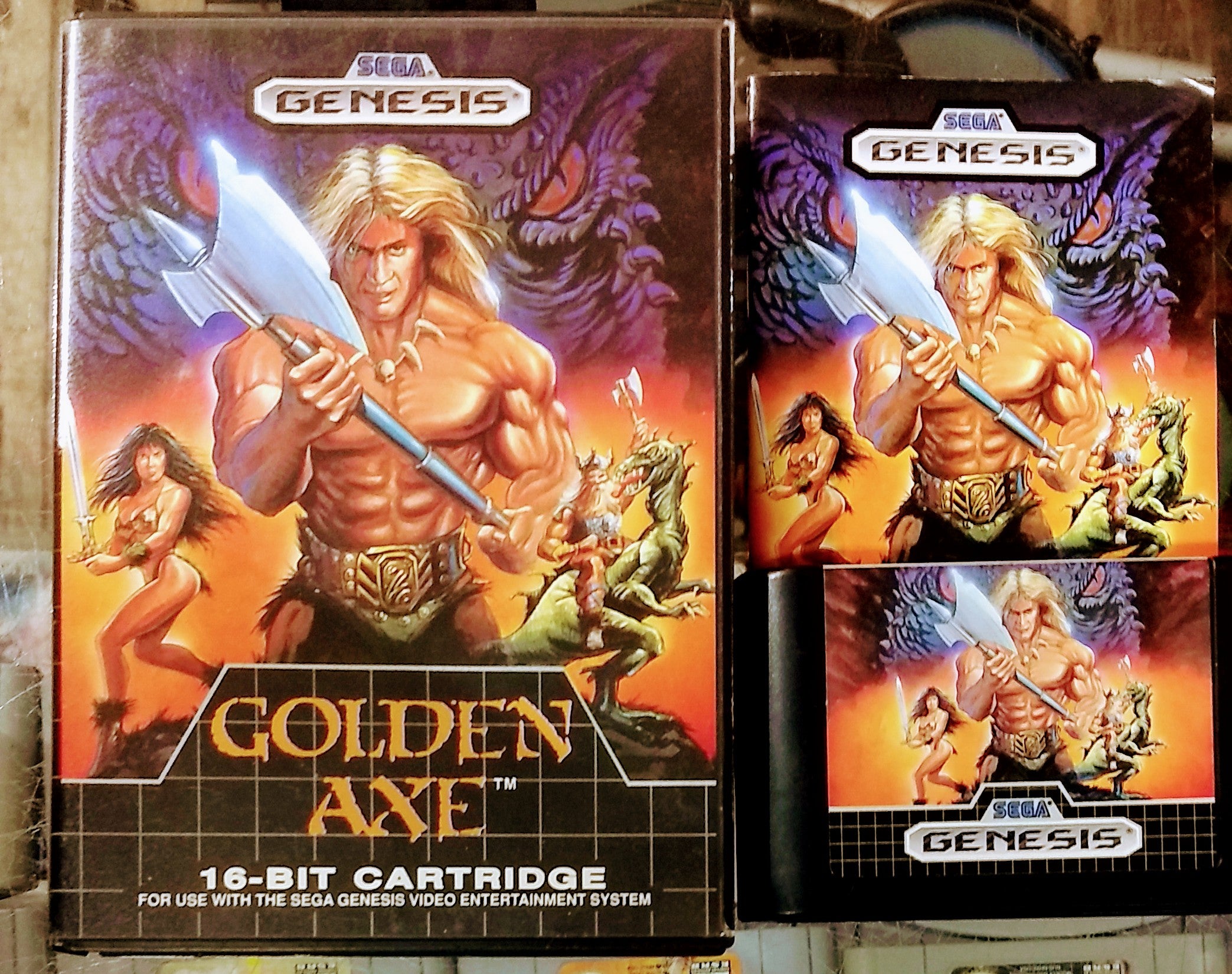 GOLDEN AX (SEGA GENESIS SG) | jeux video game-x