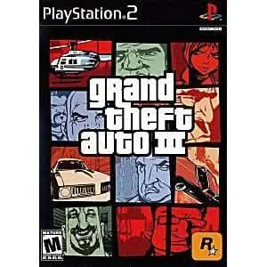 GRAND THEFT AUTO GTA III 3 PLAYSTATION 2 PS2 - jeux video game-x