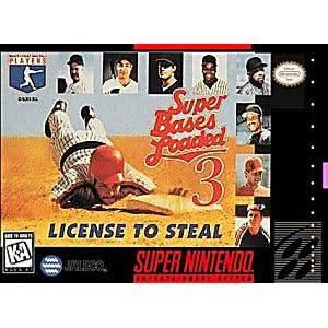 SUPER BASES LOADED 3 SUPER NINTENDO SNES - jeux video game-x