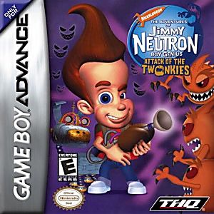 JIMMY NEUTRON ATTACK OF THE TWONKIES (GAME BOY ADVANCE GBA) - jeux video game-x