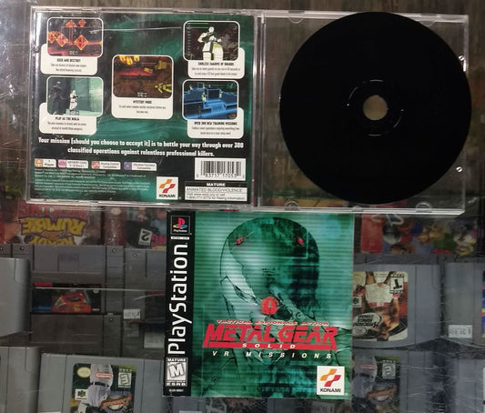 METAL GEAR SOLID VR MISSIONS PLAYSTATION PS1 - jeux video game-x