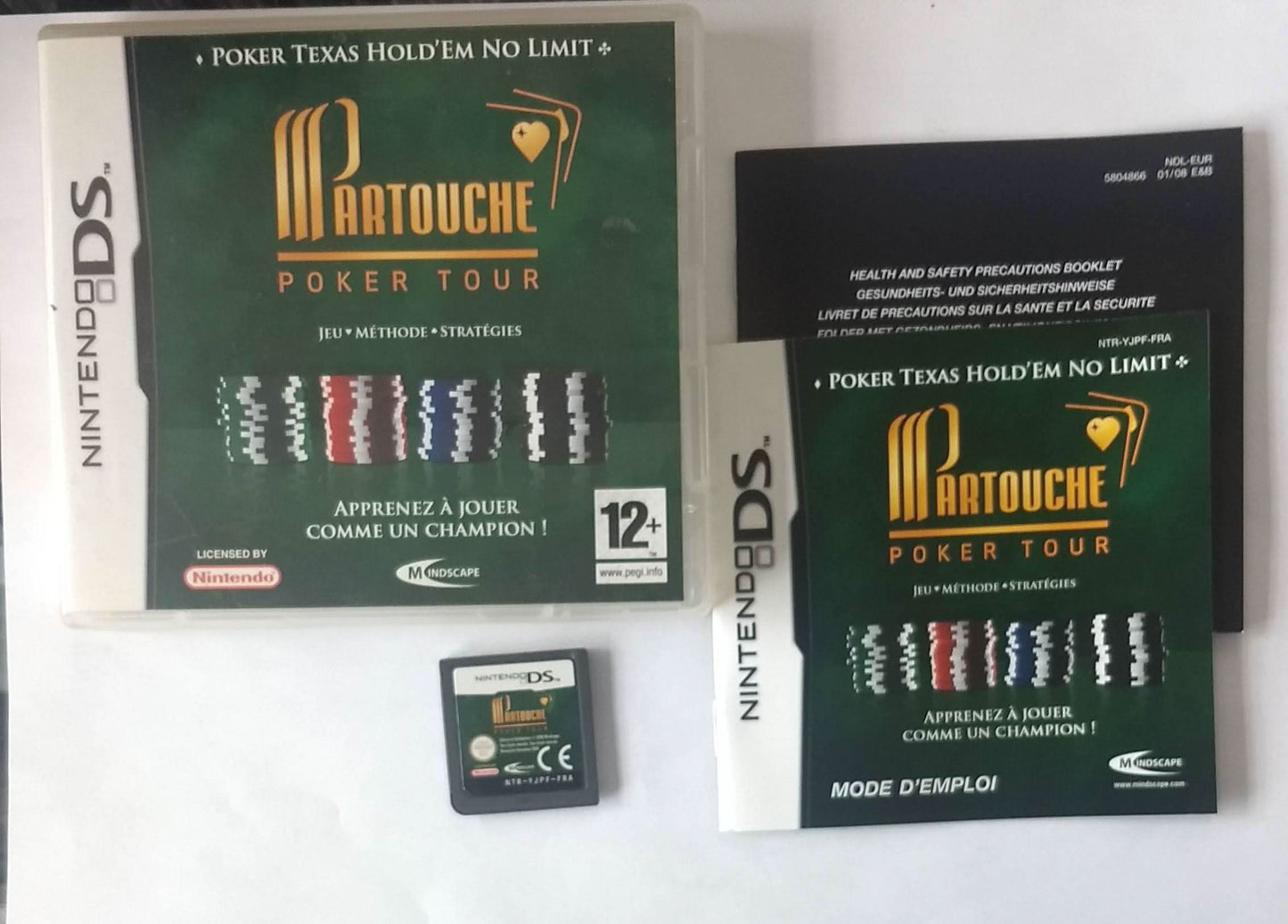 PARTOUCHE POKER TOUR PAL IMPORT JDS - jeux video game-x