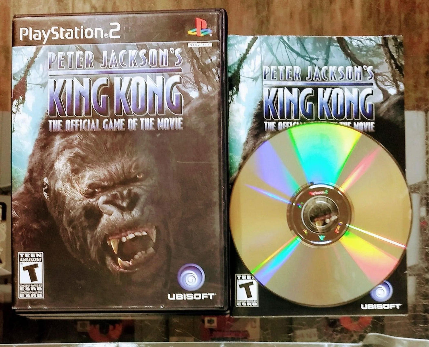 PETER JACKSON'S KING KONG THE OFFICIAL GAME OF THE MOVIE PLAYSTATION 2 PS2 - jeux video game-x
