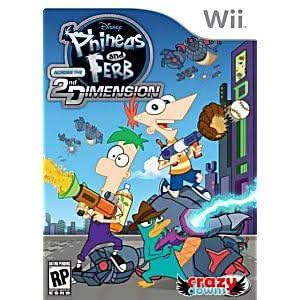 PHINEAS AND FERB: ACROSS THE SECOND DIMENSION NINTENDO WII - jeux video game-x