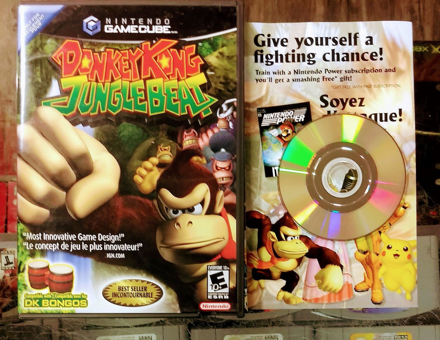 DONKEY KONG JUNGLE BEAT NINTENDO GAMECUBE NGC - jeux video game-x