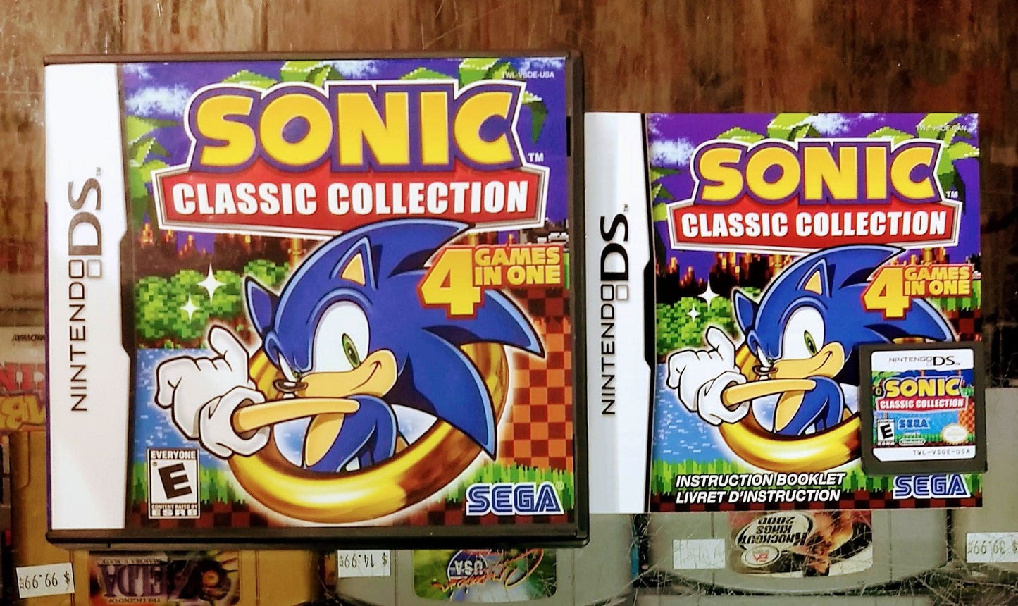 SONIC CLASSIC COLLECTION NINTENDO DS - jeux video game-x