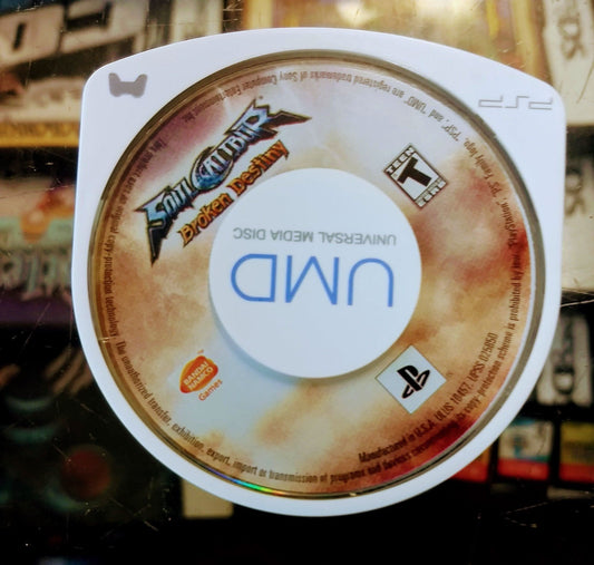 SOUL CALIBUR BROKEN DESTINY PLAYSTATION PORTABLE PSP - jeux video game-x