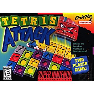 TETRIS ATTACK (SUPER NINTENDO SNES) - jeux video game-x
