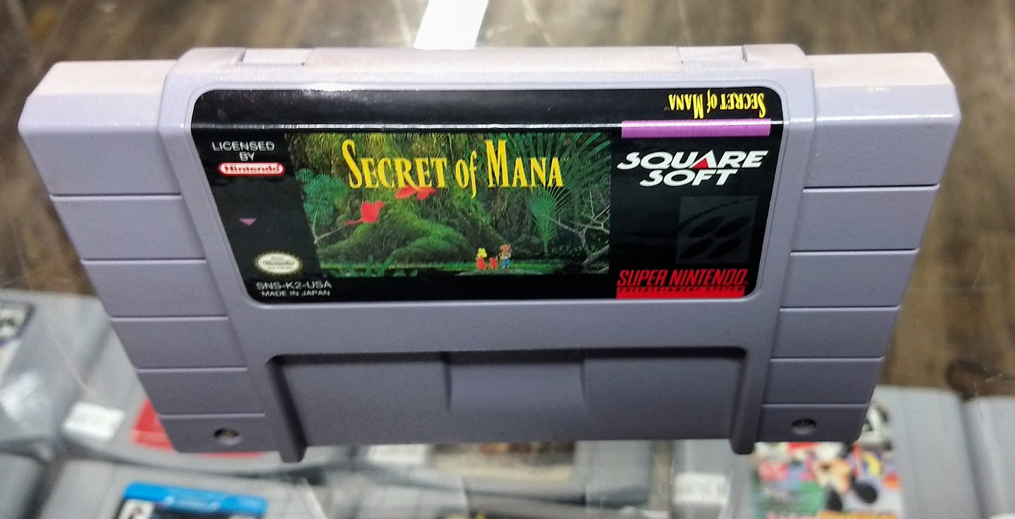 SECRET OF MANA (SUPER NINTENDO) - jeux video game-x