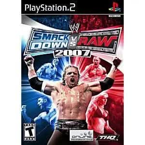 WWE SMACKDOWN VS RAW 2007 PLAYSTATION 2 PS2 - jeux video game-x