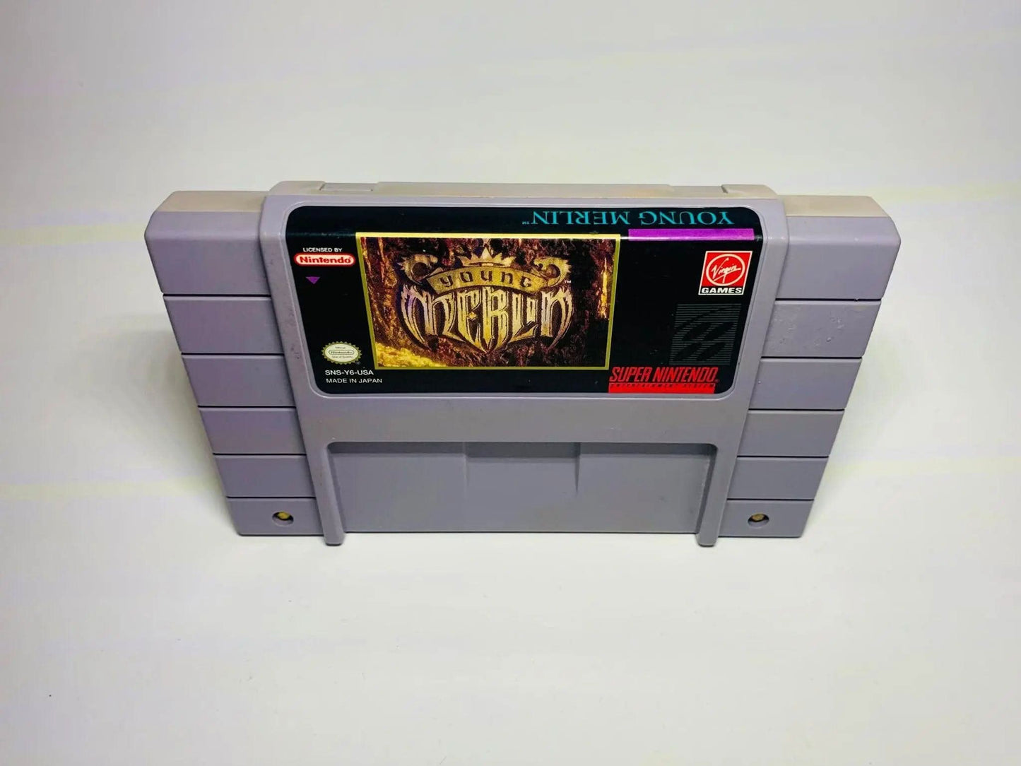 YOUNG MERLIN SUPER NINTENDO SNES - jeux video game-x