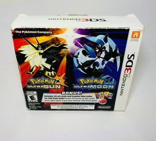 Pokemon Ultra Sun & Pokemon Ultra Moon Dual Pack NINTENDO 3DS - jeux video game-x