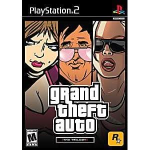 GRAND THEFT AUTO GTA TRILOGY (PLAYSTATION 2 PS2) - jeux video game-x