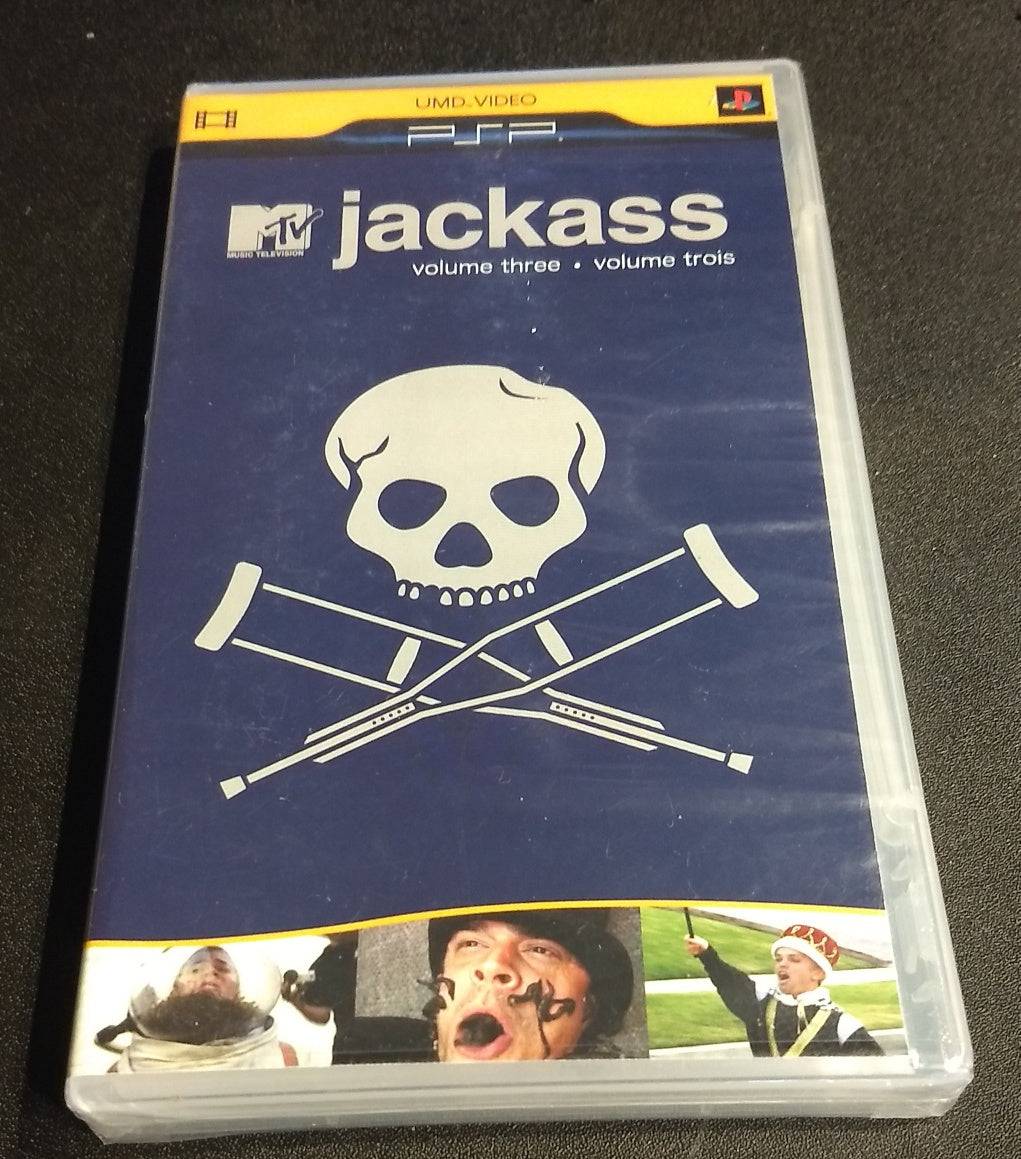JACKASS VOLUME TROIS THREE UMD VIDEO (FILM) (PLAYSTATION PORTABLE PSP) - jeux video game-x