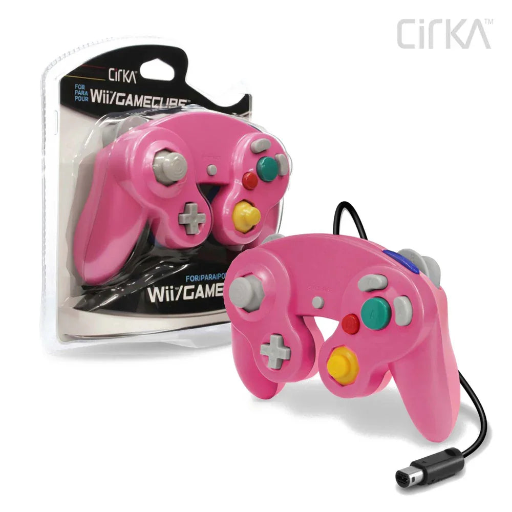 Manette filaire GameCube NGC / WII Rose