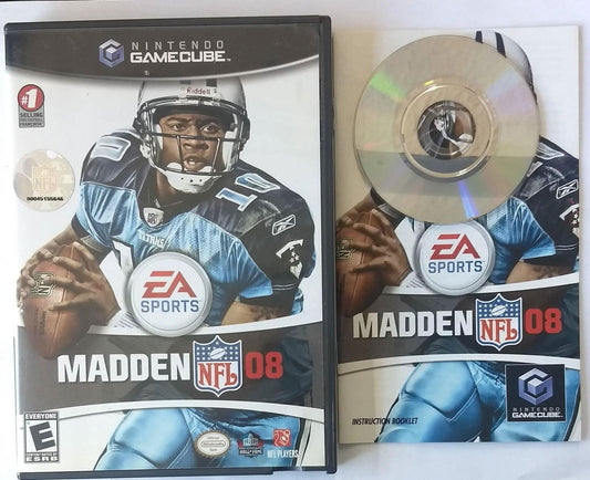 MADDEN NFL 08 NINTENDO GAMECUBE NGC - jeux video game-x