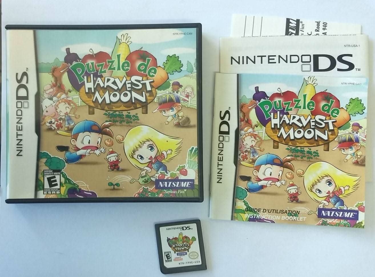 PUZZLE DE HARVEST MOON (NINTENDO DS) - jeux video game-x