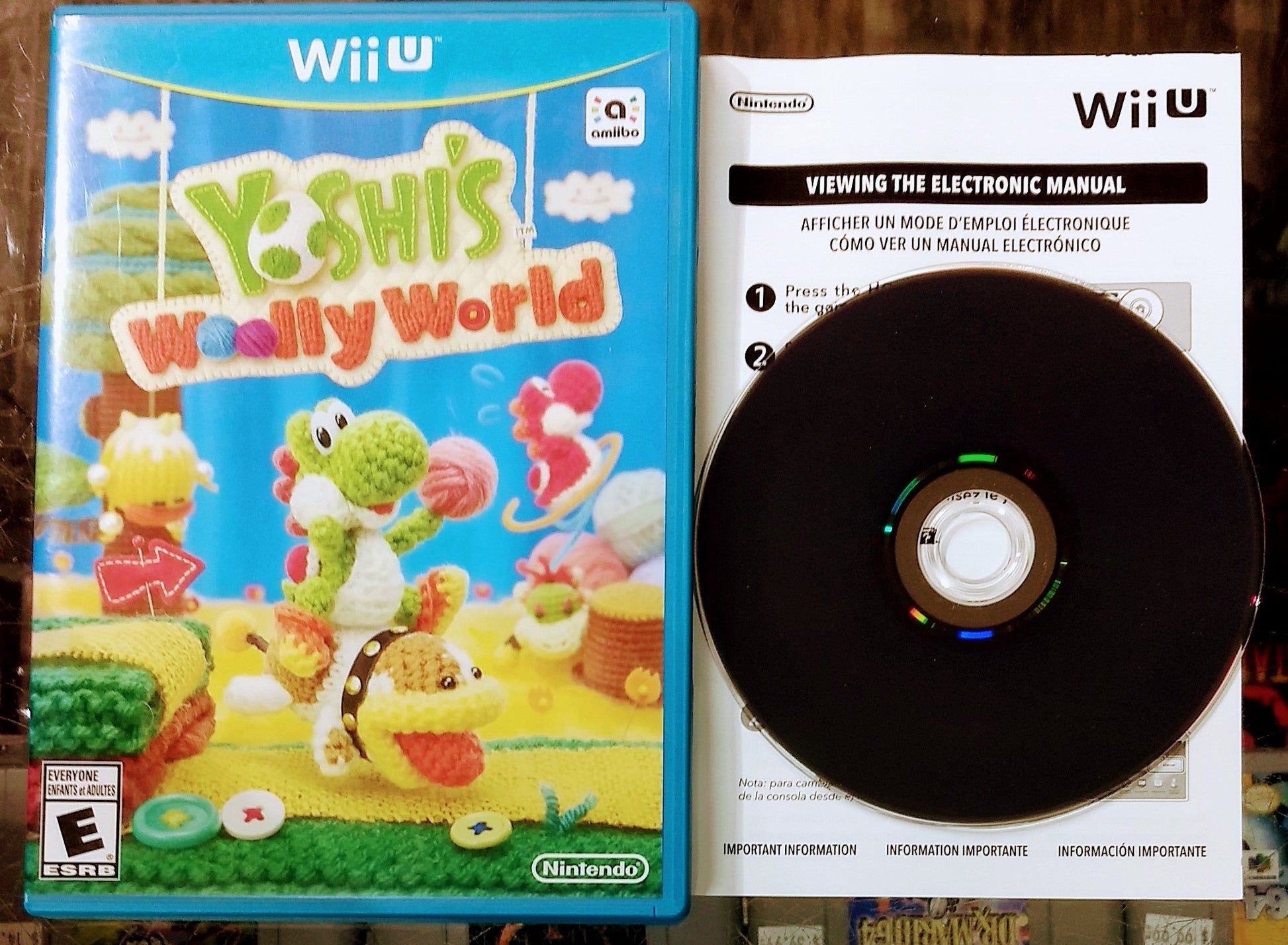 YOSHI'S WOOLLY WORLD (NINTENDO WIIU) - jeux video game-x