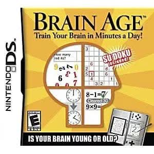 BRAIN AGE NINTENDO DS - jeux video game-x
