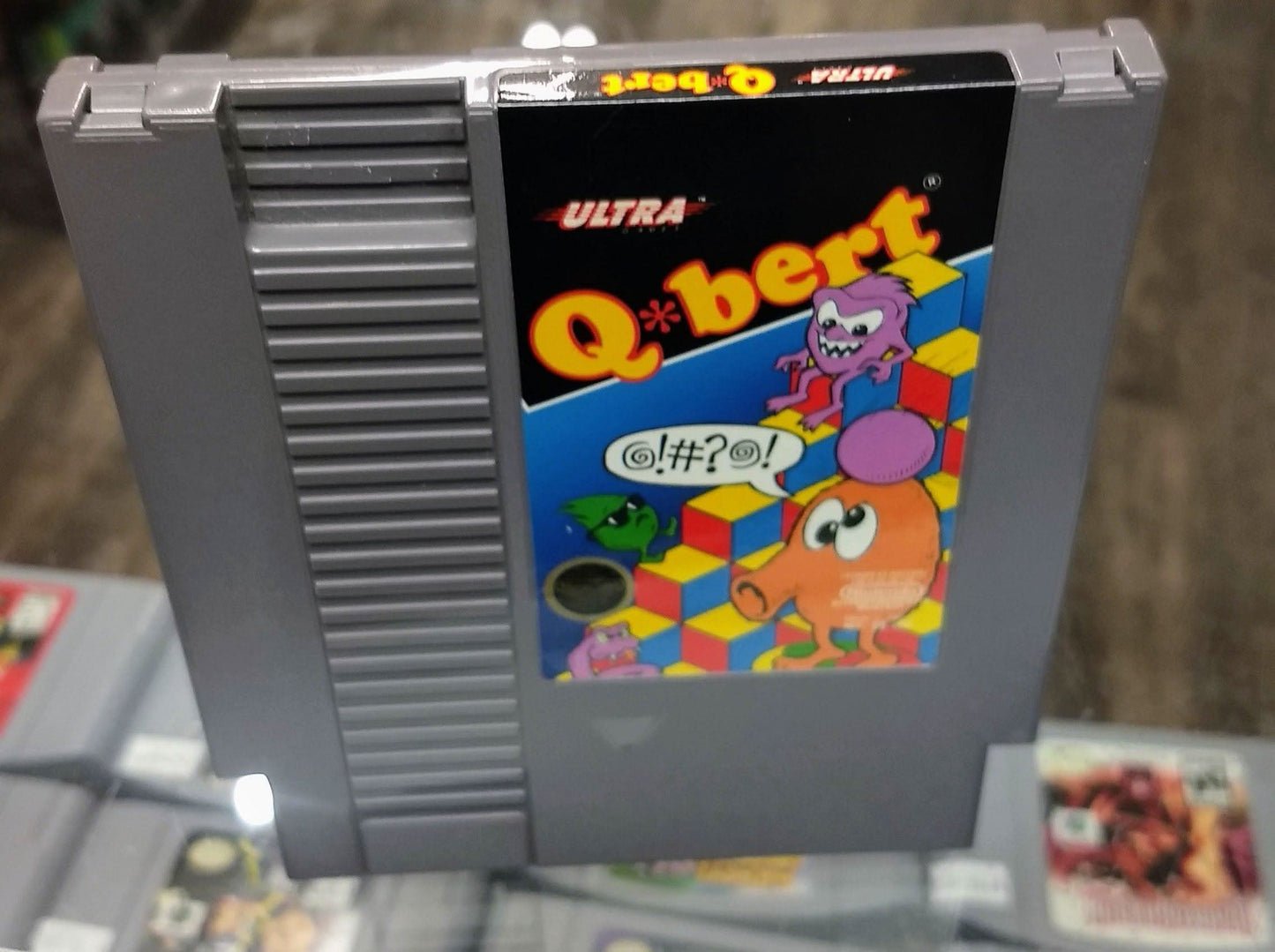 Q*BERT NINTENDO NES - jeux video game-x