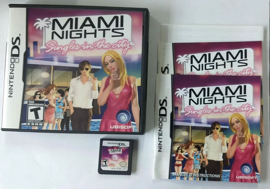 MIAMI NIGHTS SINGLES IN THE CITY NINTENDO DS - jeux video game-x