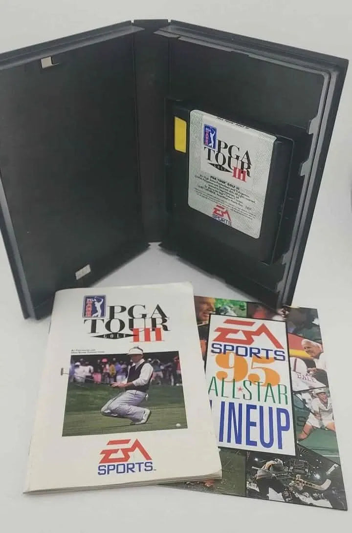 PGA Tour Golf III 3 Sega Genesis SG EA SPORT