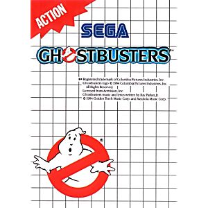 GHOSTBUSTERS (SEGA MASTER SYSTEM SMS) - jeux video game-x