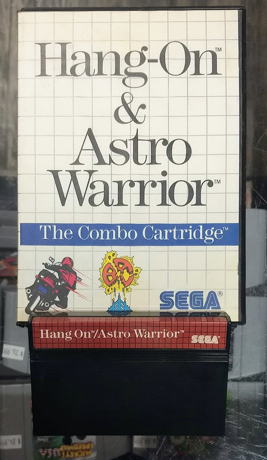 HANG-ON AND ASTRO WARRIOR (SEGA MASTER SYSTEM SMS) - jeux video game-x