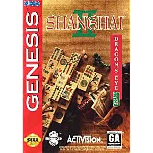 SHANGHAI II 2 DRAGON'S EYE SEGA GENESIS SG - jeux video game-x