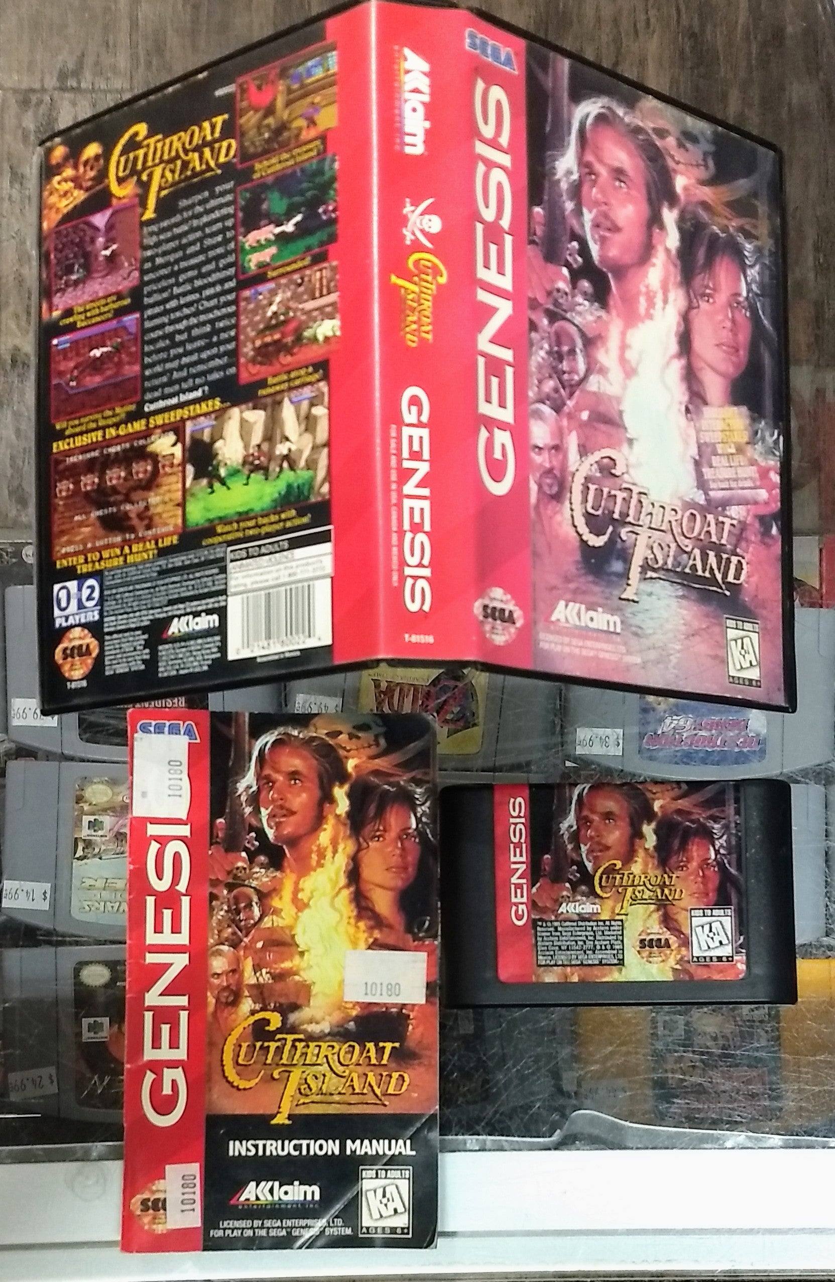 CUTTHROAT ISLAND SEGA GENESIS SG | jeux video game-x