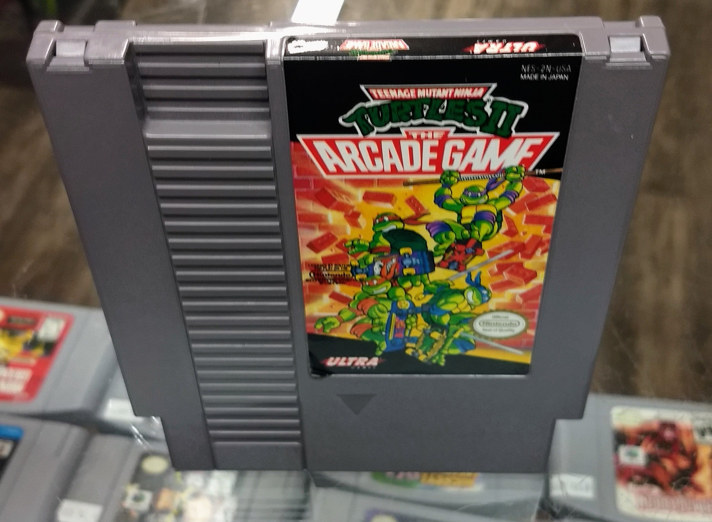 TEENAGE MUTANT NINJA TURTLES TMNT II 2 THE ARCADE GAME NINTENDO NES | jeux  video game-x