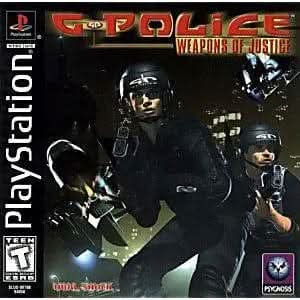 G-POLICE WEAPONS OF JUSTICE PLAYSTATION PS1 - jeux video game-x