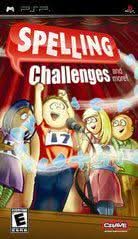 SPELLING CHALLENGES AND MORE (PLAYSTATION PORTABLE PSP) - jeux video game-x