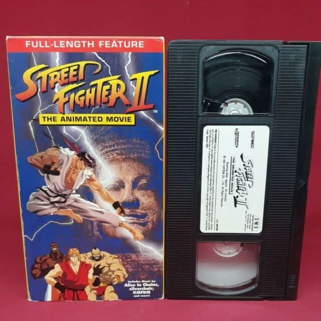 CASSETTE VHS STREET FIGHTER II 2 THE ANIMATED MOVIE - jeux video game-x
