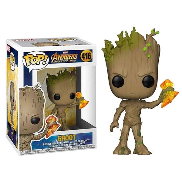 Funko Pop ! Figurine vinyle Marvel Avengers Infinity War Groot #416 funko