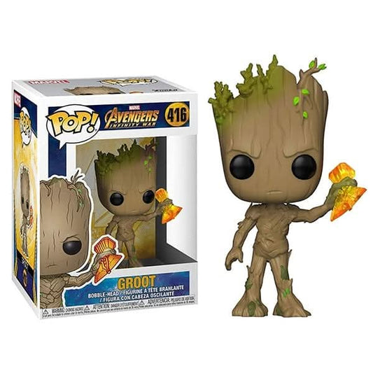 Funko Pop ! Figurine vinyle Marvel Avengers Infinity War Groot #416 funko