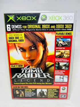 OFFICIAL XBOX MAGAZINE DEMO DISC 59 XBOX 360 X360 - jeux video game-x