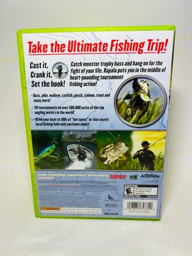 RAPALA TOURNAMENT FISHING XBOX 360 X360 - jeux video game-x