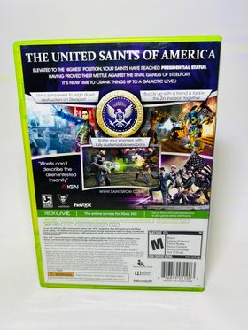 SAINTS ROW SR IV 4 XBOX 360 X360 - jeux video game-x