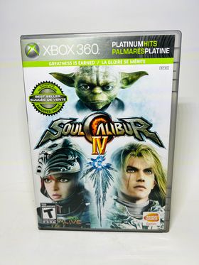 SOUL CALIBUR IV 4 PLATINUM HITS XBOX 360 X360 - jeux video game-x