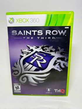SAINTS ROW SR 3 THE THIRD XBOX 360 X360 - jeux video game-x
