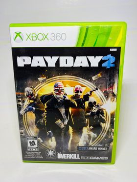 PAYDAY 2 XBOX 360 X360 - jeux video game-x