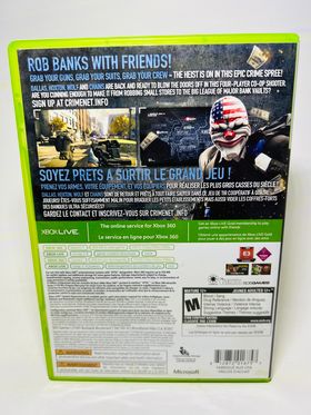 PAYDAY 2 XBOX 360 X360 - jeux video game-x