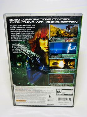 PERFECT DARK ZERO PLATINUM HITS XBOX 360 X360 - jeux video game-x