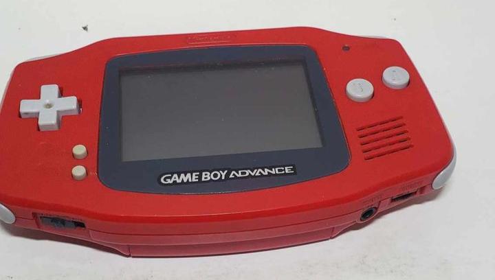 CONSOLE RED ZELLERS ROUGE GAME BOY ADVANCE GBA SYSTEM - jeux video game-x